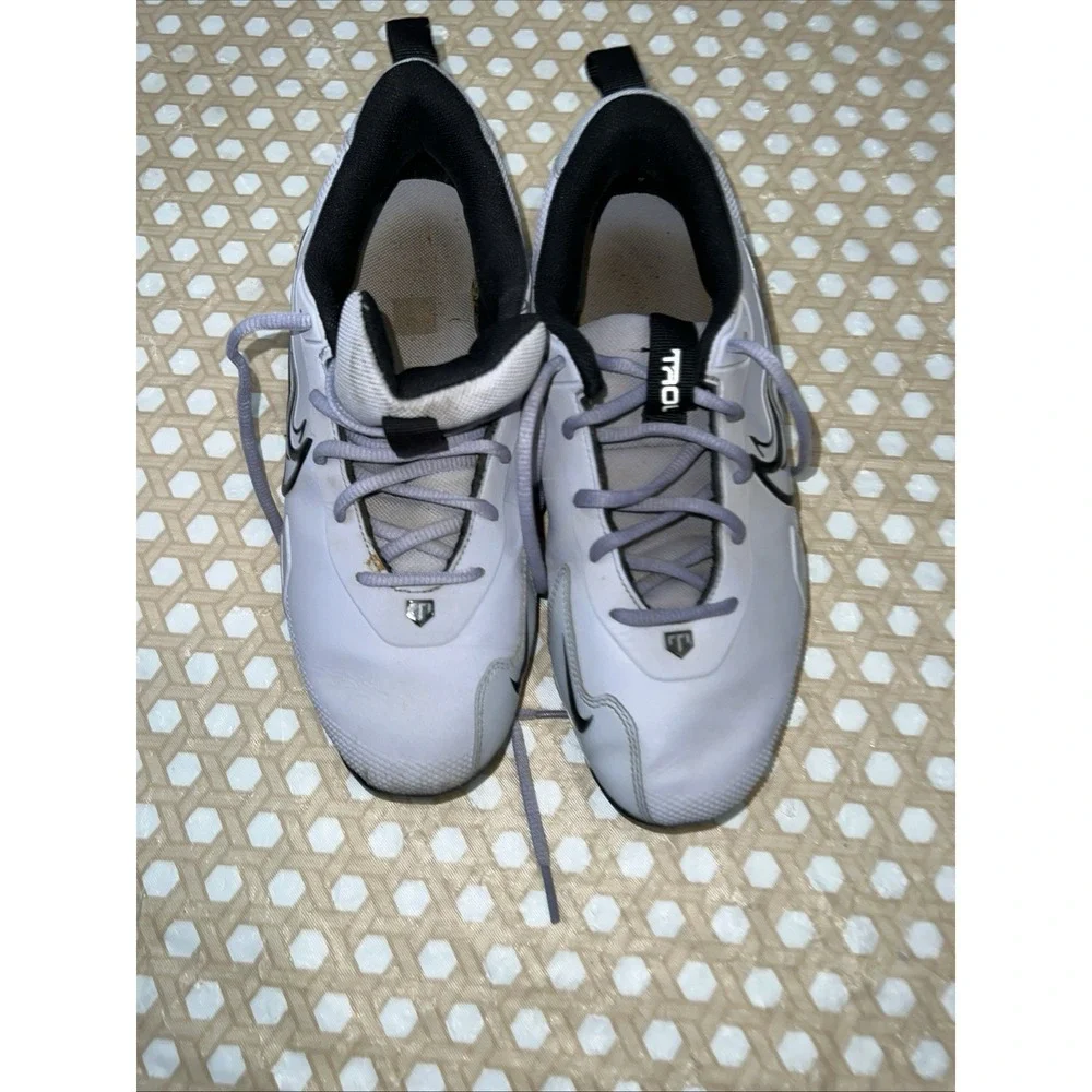 Nike Trout Baseball Cleats Gray Black Size 6Y FB9731-002